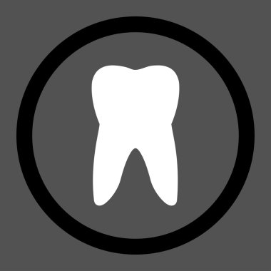 Tooth Circled Vector Icon