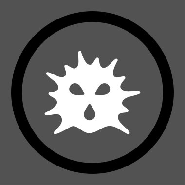 Virus Structure Circled Vector Icon