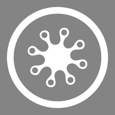 Axenic daire içinde vektör simgesi