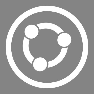 Collaboration Circled Vector Icon