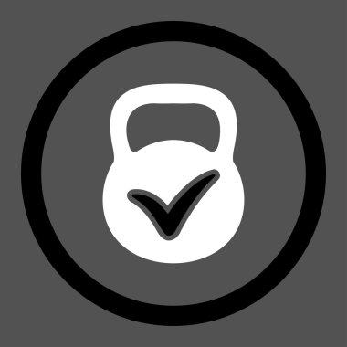 Geçerli yığın vektör simge yuvarlak