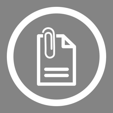 Belge daire içinde vektör simgesi ekleme