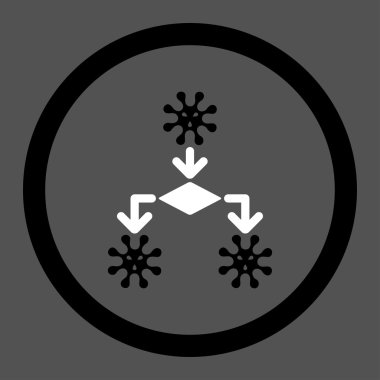 Virus Replication Circled Vector Icon