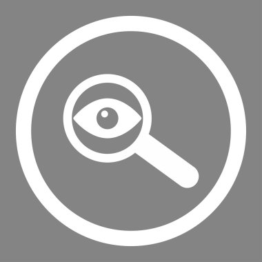 Investigate Circled Vector Icon