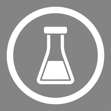 Şişesi daire içinde vektör simgesi