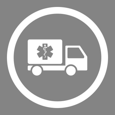 Medical Shipping Circled Vector Icon