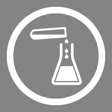 Sıvı transfüzyonu daire içinde vektör simgesi