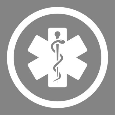 Hayat yıldız vektör simgesi daire