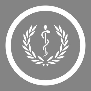 Healh Care Emblem Circled Vector Icon