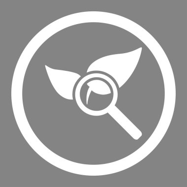 Explore Natural Medicine Circled Vector Icon