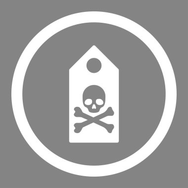 Dead Mark Circled Vector Icon