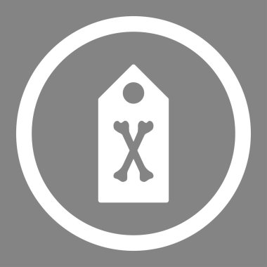 Dead Marker Circled Vector Icon