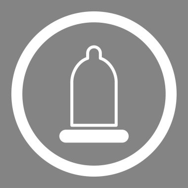 Koruyucu daire içinde vektör simgesi