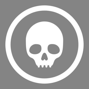 Ölü daire içinde vektör simgesi