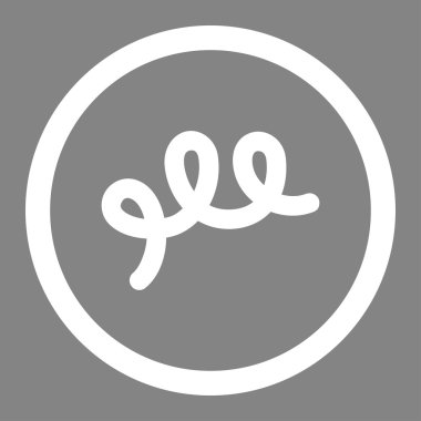 Helix Bacillus daire içinde vektör simgesi