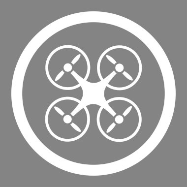 Uçak yuvarlak vektör simgesi