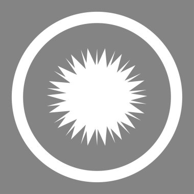 Bacteria Spore Circled Vector Icon