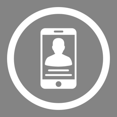 Sickness Mobile Account Rounded Vector Icon