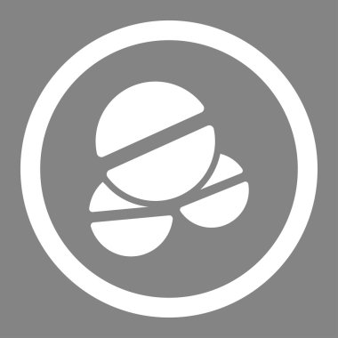 Tablet yuvarlak vektör simgesi