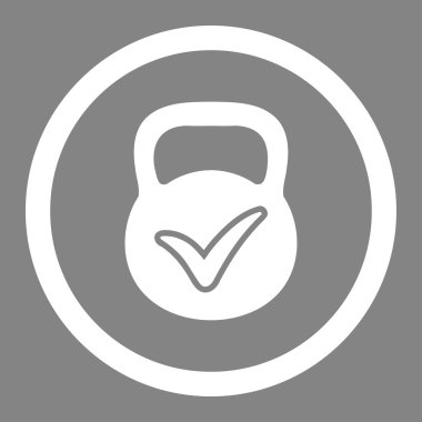 Geçerli yığın vektör simge yuvarlak