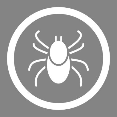 Mite daire içinde vektör simgesi