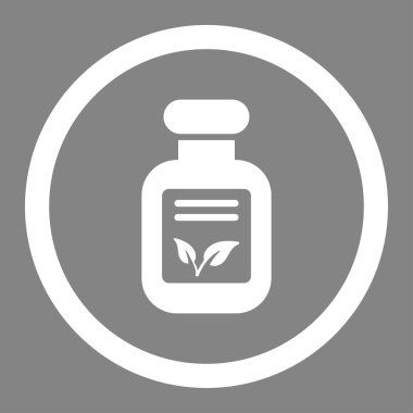 Natural Drugs Circled Vector Icon