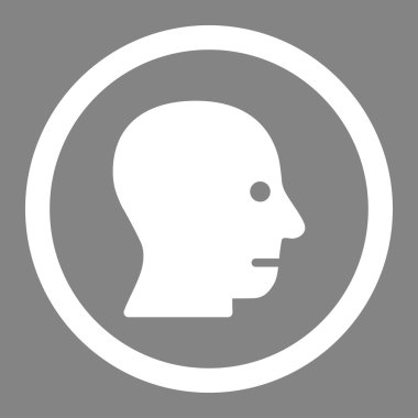 Sickness Head Circled Vector Icon