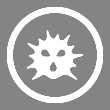 Microorganism Structure Circled Vector Icon