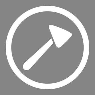 Nörolog çekiç yuvarlak vektör simgesi