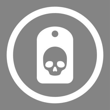 Dangerous Label Rounded Vector Icon