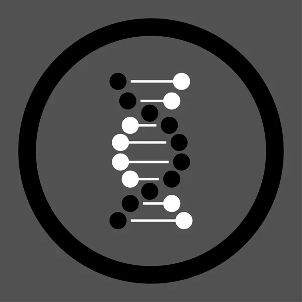 Dna 동그라미 벡터 아이콘 — 스톡 벡터