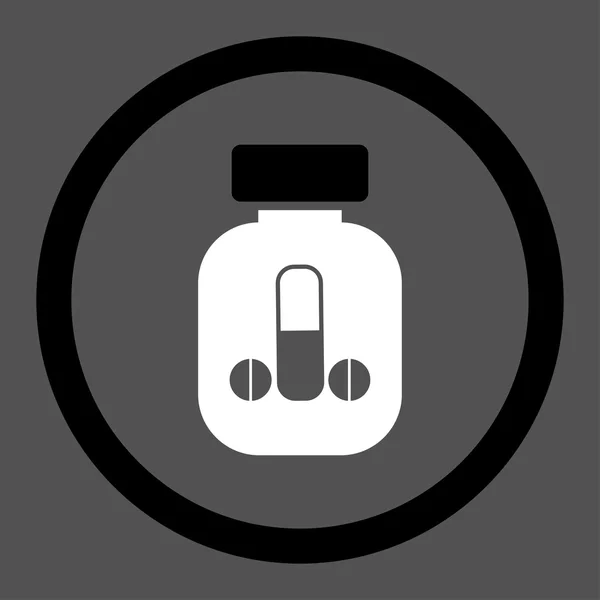 Male Medicine Circled Vector Icon — Stok Vektör