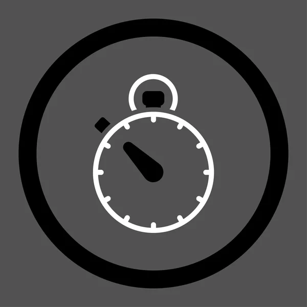 Stopwatch omcirkelde Vector Icon — Stockvector