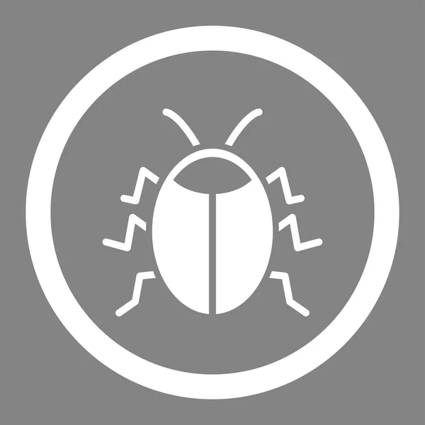 Insect afgeronde Vector Icon — Stockvector