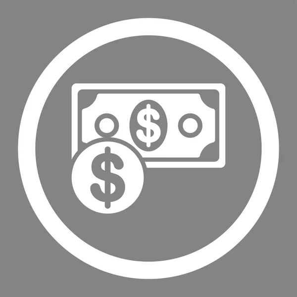 Cash Circled Vector Icon — Stockový vektor