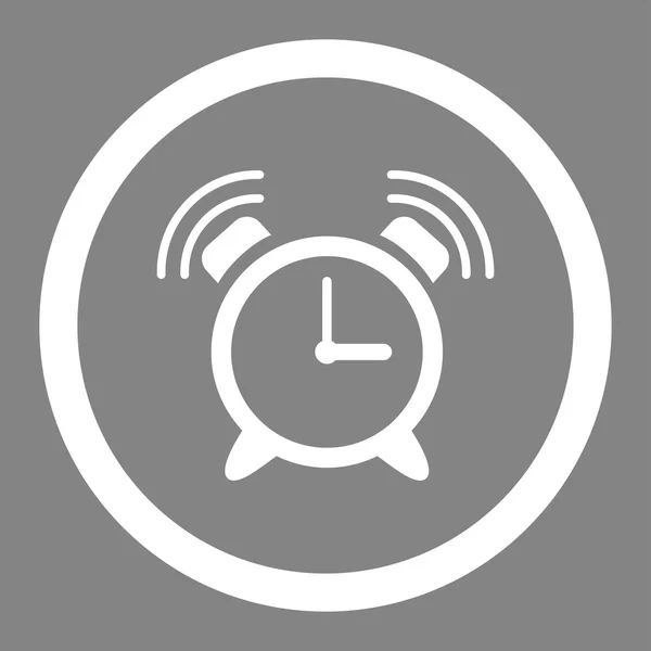 Siren Clock Ring Circled Vector Icon — Wektor stockowy