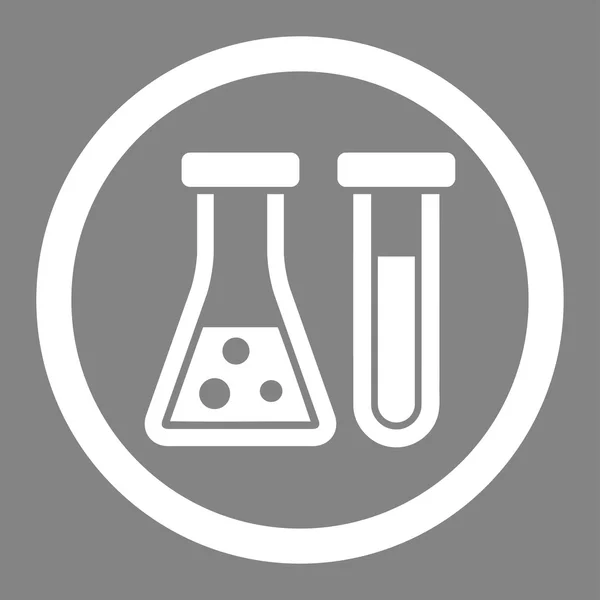 Ícone vetor arredondado química —  Vetores de Stock