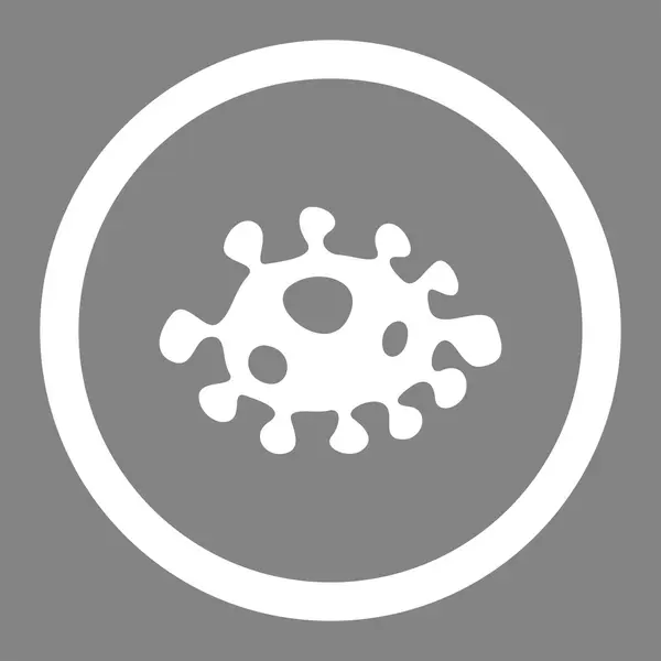 Bacteria Circled Vector Icon — Stock Vector