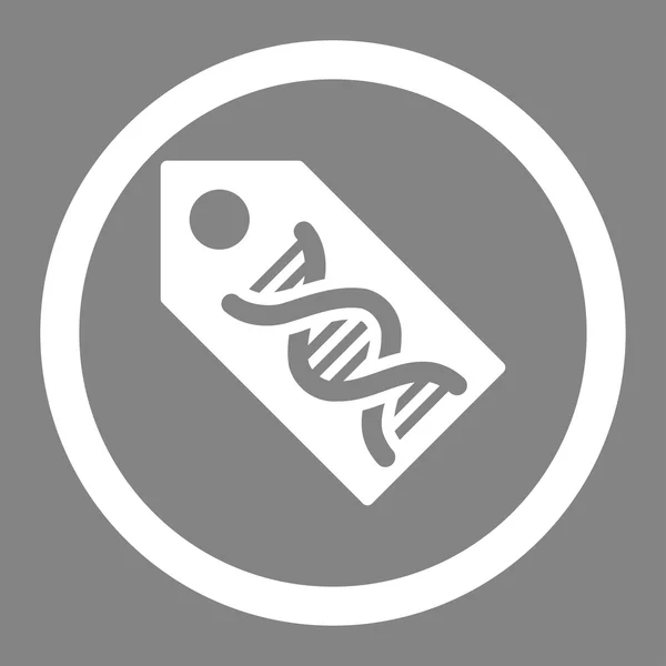 DNA Marker Circled Vector Icon — Stock Vector