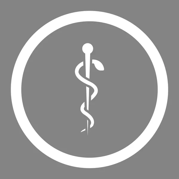 Medical Needle Circled Vector Icon — ストックベクタ