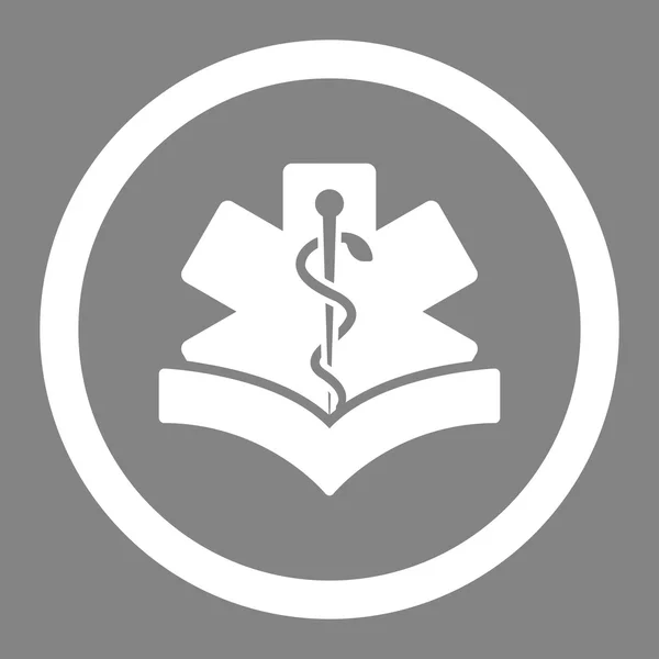 Medical Knowledge Circled Vector Icon — 图库矢量图片