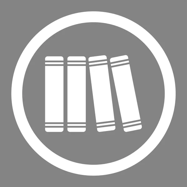 Biblioteca redondeada Vector icono — Vector de stock