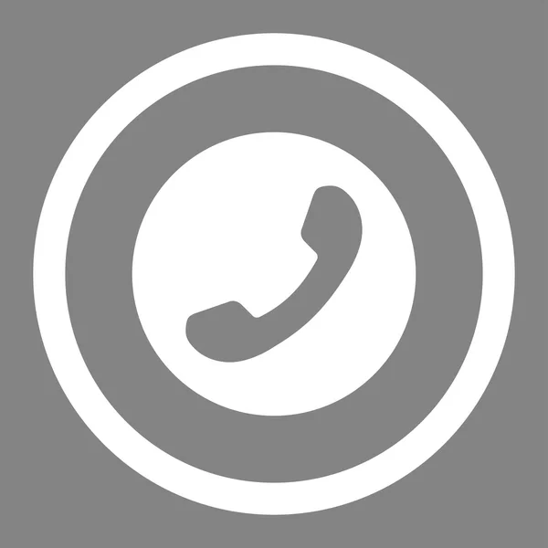 Numer telefonu ikona wektor zaokrąglona — Wektor stockowy