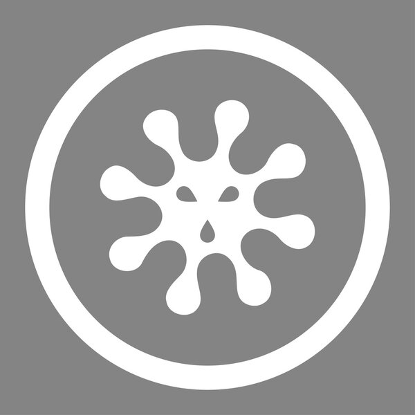 Virus Rounded Vector Icon