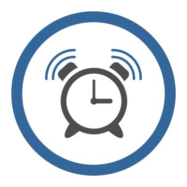 Alarm Clock Ring Circled Vector Icon