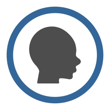 Guy Head Circled Vector Icon