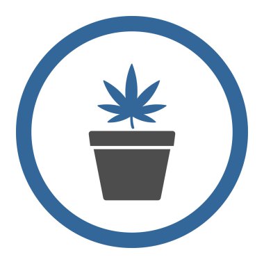 Drugs Pot Rounded Vector Icon