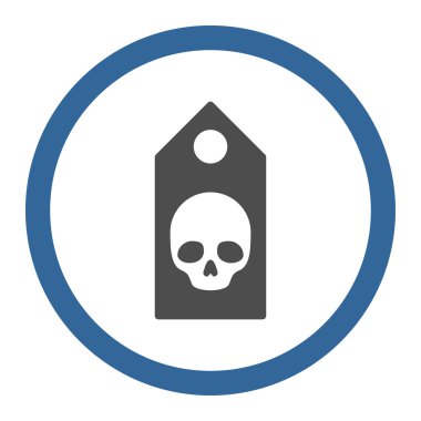 Death Coupon Circled Vector Icon