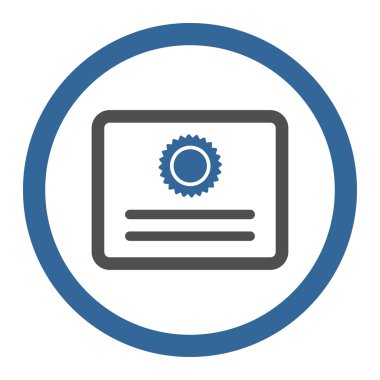 Certification Circled Vector Icon