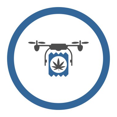 Therapy Aircraft Delivery Rounded Vector Icon